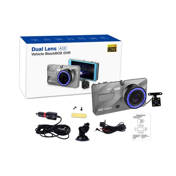 a10 full hd 1080p dual lens vehicle black box car dvr 4 inch 170 degree view wide angle loop recording motion detection
a10 full hd 1080p dual lens vehicle black box car dvr 4 inch 170 degree view wide angle loop recording motion detection