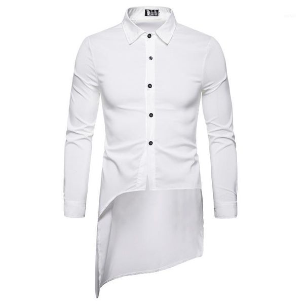 new spring summer fashion long sleeve shirt trend oblique button irregular casual bussiness shirt men slim fit button1, White;black
new spring summer fashion long sleeve shirt trend oblique button irregular casual bussiness shirt men slim fit button1, White;black