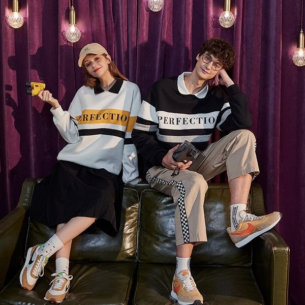 wear autumn plush tangshi sweater new polo lapel / couple's 2020 brand and women's lovers' loose stitching winter fashion men, Black
wear autumn plush tangshi sweater new polo lapel / couple's 2020 brand and women's lovers' loose stitching winter fashion men, Black