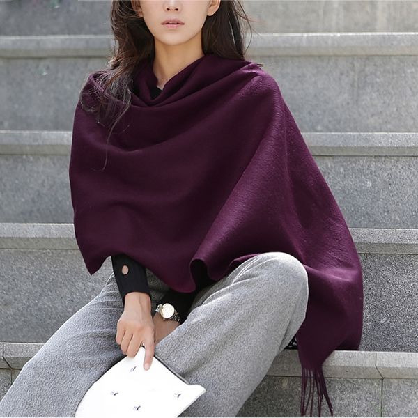 100% l cachecol 300g espessamento cashmere xale moda inverno feminino pashmina lenos de grandes dimenses manter quente, Blue;gray
100% l cachecol 300g espessamento cashmere xale moda inverno feminino pashmina lenos de grandes dimenses manter quente, Blue;gray