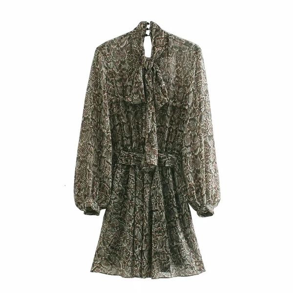 2021 new woman animal print dress women high neck tied long puff sleeve mini dresses fashion with belt elastic waistband anlz, Black;gray
2021 new woman animal print dress women high neck tied long puff sleeve mini dresses fashion with belt elastic waistband anlz, Black;gray