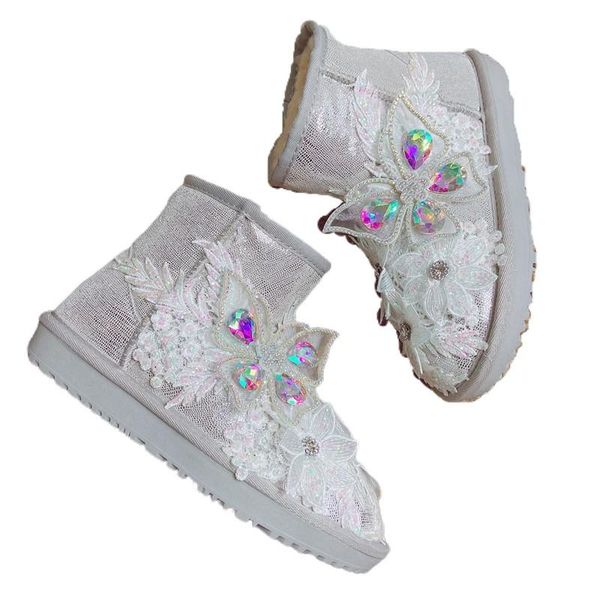 2020 winter ab crystals women cowhide snow boots warm fur plush ankle booties bling rhinestones lace flower winter shoes female, Black
2020 winter ab crystals women cowhide snow boots warm fur plush ankle booties bling rhinestones lace flower winter shoes female, Black