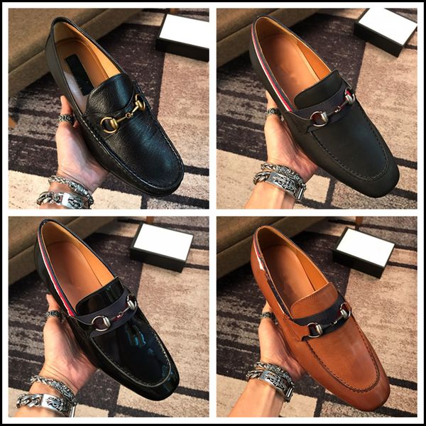 2019 new men dress shoes designer business office lace-up loafers casual driving shoes men's flat party leather shoes 3 color, Black
2019 new men dress shoes designer business office lace-up loafers casual driving shoes men's flat party leather shoes 3 color, Black
