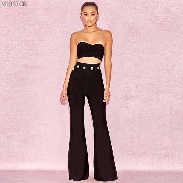 women's jumpsuits & rompers 2021 rayon stretch tight bandage horn nightclub socialite birthday party fashion package hip leisure button, Black;white
women's jumpsuits & rompers 2021 rayon stretch tight bandage horn nightclub socialite birthday party fashion package hip leisure button, Black;white