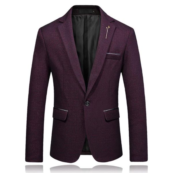male casual blazer slim fit one button england style suit jackets plus size m-5xl business menswear black navy wine red clothes, White;black
male casual blazer slim fit one button england style suit jackets plus size m-5xl business menswear black navy wine red clothes, White;black
