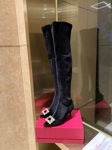 autumn winter new pointed-toe buckle over the knee boots female slip-on leather women thigh-high boots, Black
autumn winter new pointed-toe buckle over the knee boots female slip-on leather women thigh-high boots, Black