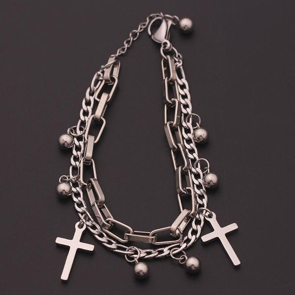 new 2021 vintage religious double bracelet round bead cross multilayer bracelet for men and women's jewelry gifts, Golden;silver
new 2021 vintage religious double bracelet round bead cross multilayer bracelet for men and women's jewelry gifts, Golden;silver