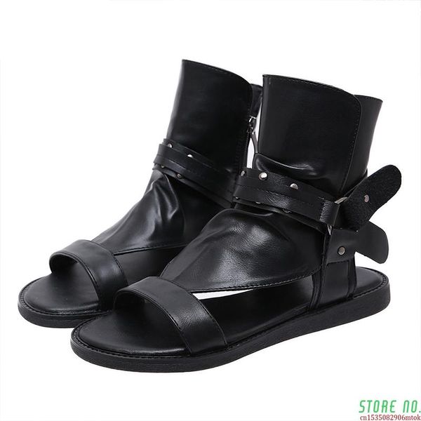 2021 new street rome style flat gladiator sandals women fashion buckle ankle strap soft leather open toe beach shoes zip, Black
2021 new street rome style flat gladiator sandals women fashion buckle ankle strap soft leather open toe beach shoes zip, Black