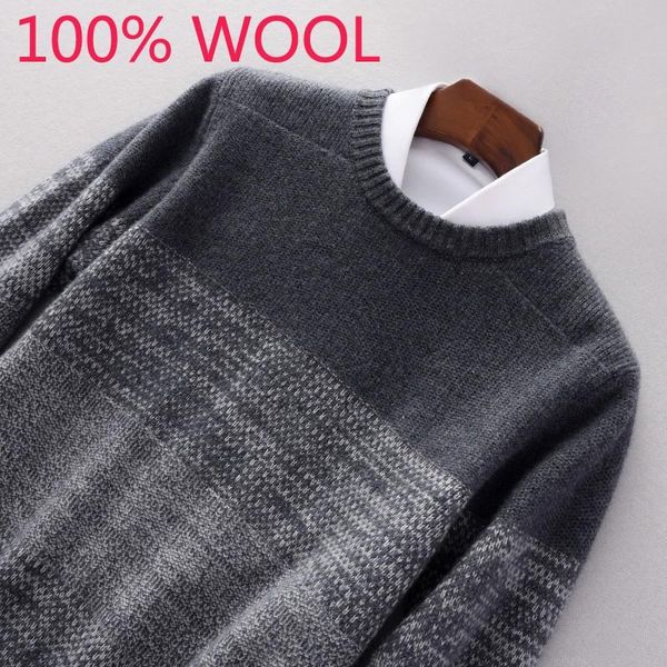 men's sweaters arrival autumn men 100% pure wool thickened youth casual o-neck computer knitted thick pullovers sweater size s lxl 2x, White;black
men's sweaters arrival autumn men 100% pure wool thickened youth casual o-neck computer knitted thick pullovers sweater size s lxl 2x, White;black