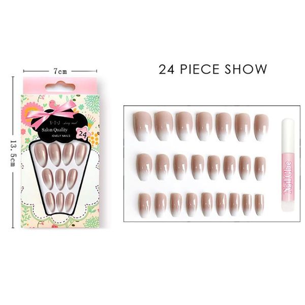 false nails pink ballet long french fake nail stickers full cover art patch glue removable 24pcs/lot, Red;gold
false nails pink ballet long french fake nail stickers full cover art patch glue removable 24pcs/lot, Red;gold