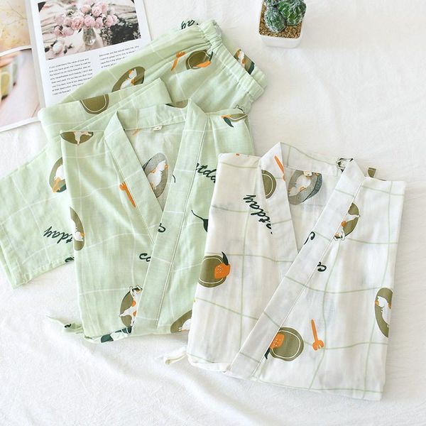 ethnic clothing spring autumn style japanese kimono traditional cotton gauze home service cute sweet comfortable loose pajamas set yukata, Red
ethnic clothing spring autumn style japanese kimono traditional cotton gauze home service cute sweet comfortable loose pajamas set yukata, Red