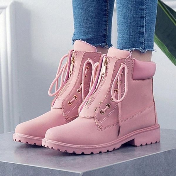 Autumn Winter Women Boots Trend Zipper Deisgn PU Leather Shoes Ladies Ankle Boots Pink Woman Boot #KX2a, Black
Autumn Winter Women Boots Trend Zipper Deisgn PU Leather Shoes Ladies Ankle Boots Pink Woman Boot #KX2a, Black