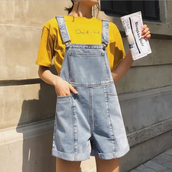 2021 summer women wear korean fashion casual harajuku overalls loose jean straps p1153 shorts 82hm, Black;brown
2021 summer women wear korean fashion casual harajuku overalls loose jean straps p1153 shorts 82hm, Black;brown