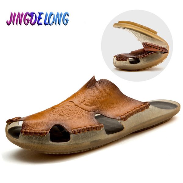summer breathable men's sandals soft leather casual shoes comfortable flats man slippers roman style beach sandals y200702, Black
summer breathable men's sandals soft leather casual shoes comfortable flats man slippers roman style beach sandals y200702, Black