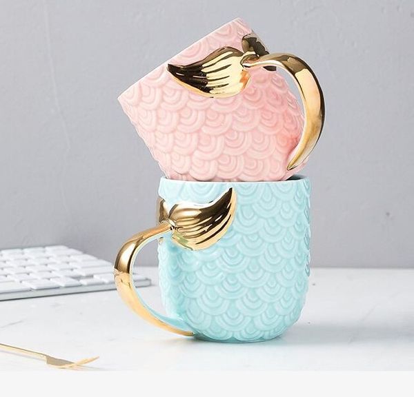 ceramics mermaid mug european breakfast cup personalized fishtail coffee mug novelty drinkware pink blue water cup 301-400ml
ceramics mermaid mug european breakfast cup personalized fishtail coffee mug novelty drinkware pink blue water cup 301-400ml