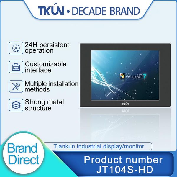 tkun 10.4-inch monitoring display terminal, industrial security monitoring high-definition display terminal, 
tkun 10.4-inch monitoring display terminal, industrial security monitoring high-definition display terminal,