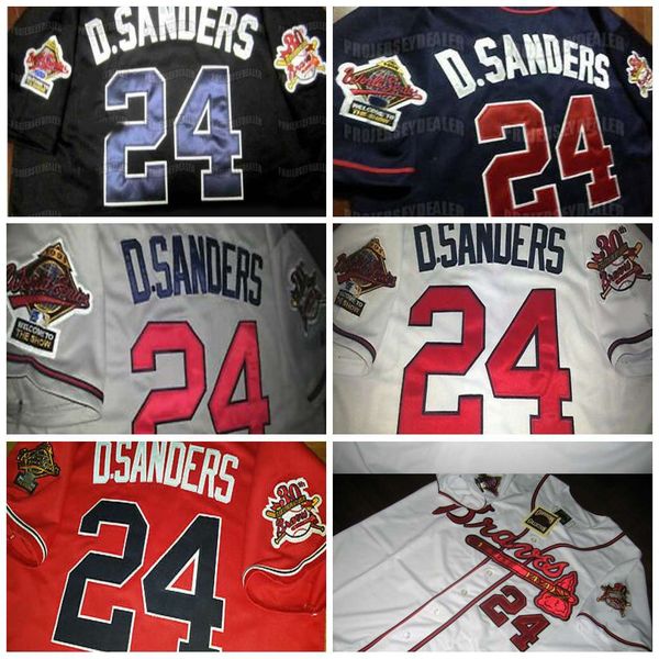 custom 24 deion sanders dual patch altanta 1995 wrold series baseball jersey black red white grey, Blue;black
custom 24 deion sanders dual patch altanta 1995 wrold series baseball jersey black red white grey, Blue;black
