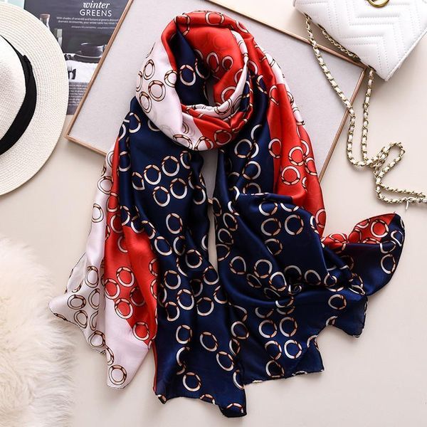 scarves autumn winter women silk beautiful circle print muffler lady scarf quality luxury shawl beach wraps hijab1, Blue;gray
scarves autumn winter women silk beautiful circle print muffler lady scarf quality luxury shawl beach wraps hijab1, Blue;gray