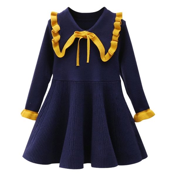 girls' baby dress spring and autumn children's ear edge lapel knitted dress princess foreign style fur dress 211224, Red;yellow
girls' baby dress spring and autumn children's ear edge lapel knitted dress princess foreign style fur dress 211224, Red;yellow