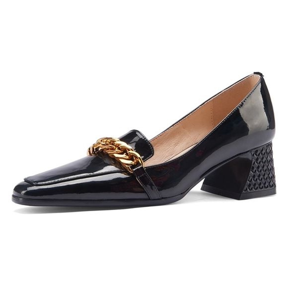 2021 female superior spring genuine leather women newer shallow heels thick black party shoes 4tvh
2021 female superior spring genuine leather women newer shallow heels thick black party shoes 4tvh
