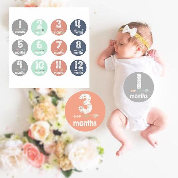 12 pcs per set newborn month stickers pregnant women baby p prop stain-resistant gilded adhesive stickers1, Yellow
12 pcs per set newborn month stickers pregnant women baby p prop stain-resistant gilded adhesive stickers1, Yellow