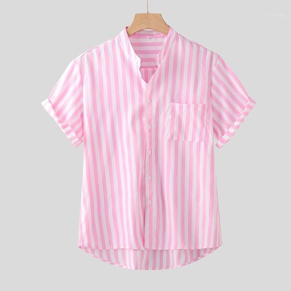 men's casual shirts men's summer loose short sleeve striped print button down shirt slim streetwear clothes shirts1, White;black
men's casual shirts men's summer loose short sleeve striped print button down shirt slim streetwear clothes shirts1, White;black