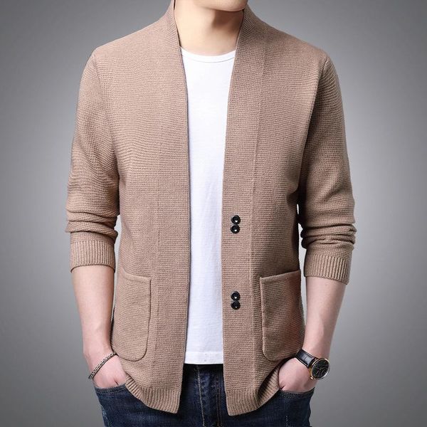 cardigan sweater coat men's wear spring and autumn thin outer wear loose-fit men knitted airable shirt, White;black
cardigan sweater coat men's wear spring and autumn thin outer wear loose-fit men knitted airable shirt, White;black