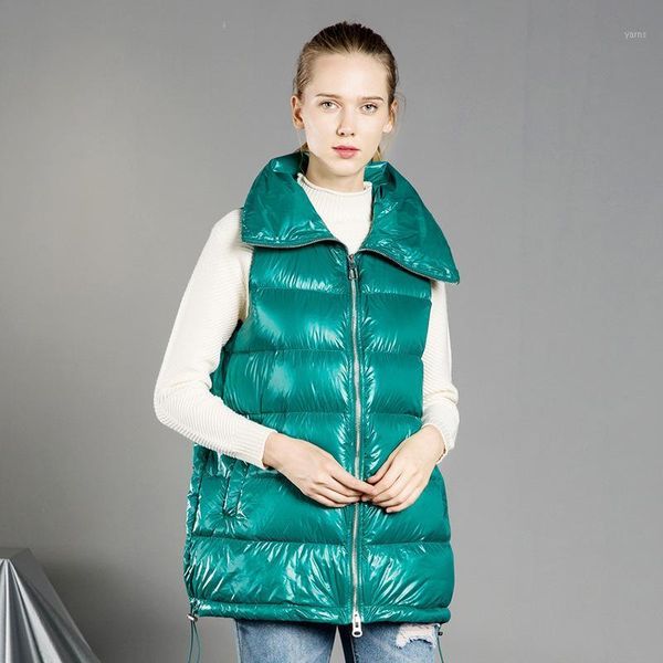 woman winter long thick duck down waistcoat 91% white duck down outwear vest green white black1, Black
woman winter long thick duck down waistcoat 91% white duck down outwear vest green white black1, Black