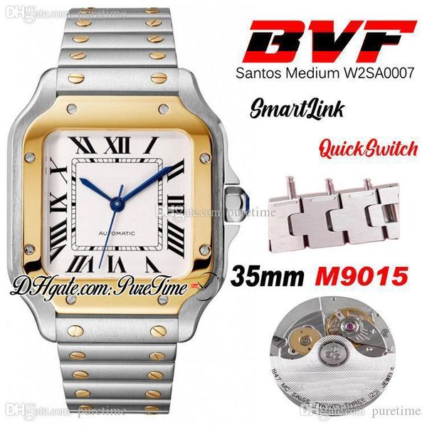 bvf v2 medium 35mm two tone yellow gold white dial miyota 9015 automatic womens watch quick switch links ss bracelet edition puretime 2, Slivery;brown
bvf v2 medium 35mm two tone yellow gold white dial miyota 9015 automatic womens watch quick switch links ss bracelet edition puretime 2, Slivery;brown