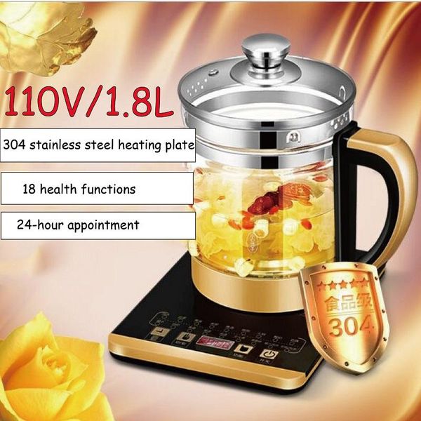 110v 1.8l multifunctional electric heating health kettle teapot thickened glass heating pot boiler water teapot filter gl32
110v 1.8l multifunctional electric heating health kettle teapot thickened glass heating pot boiler water teapot filter gl32