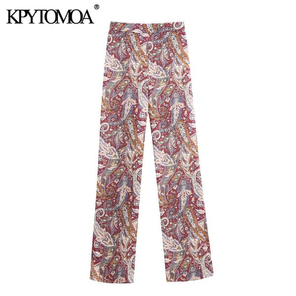 kpytomoa women chic fashion printed side pockets wide leg pants vintage high waist back elastic trim female trousers mujer 201031, Black;white
kpytomoa women chic fashion printed side pockets wide leg pants vintage high waist back elastic trim female trousers mujer 201031, Black;white