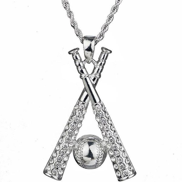 men's pendant copperalloy jewelry baseball alloy hip hop necklace 
men's pendant copperalloy jewelry baseball alloy hip hop necklace