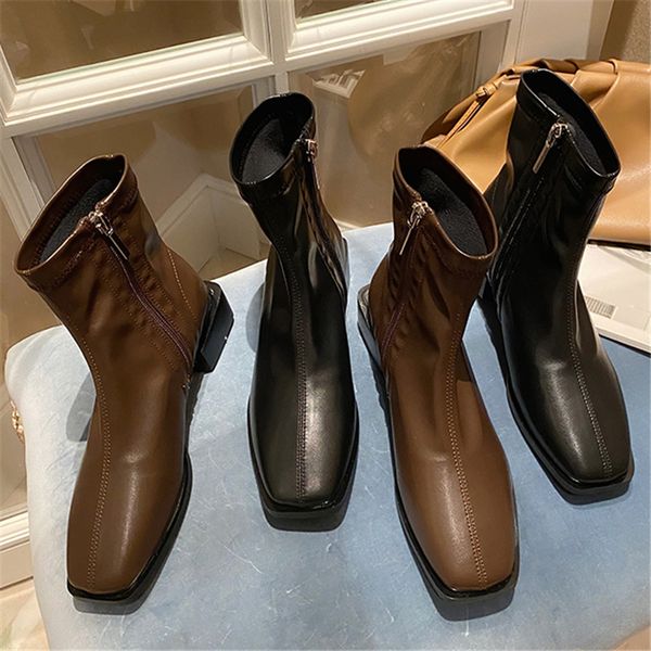 2021 martin women leather fetish ankle women's boots chunky low heels tall flat shoes jabk, Black
2021 martin women leather fetish ankle women's boots chunky low heels tall flat shoes jabk, Black