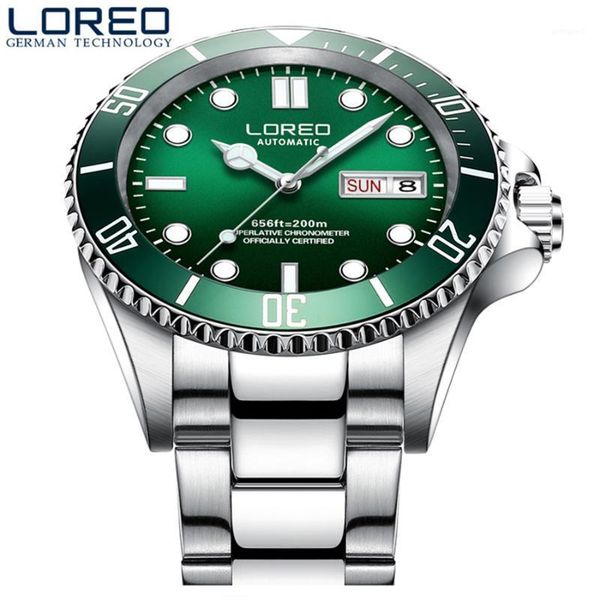 wristwatches diving 200m loreo date full steel dress watches waterproof man business casual automatic mechanical watch1, Slivery;brown
wristwatches diving 200m loreo date full steel dress watches waterproof man business casual automatic mechanical watch1, Slivery;brown