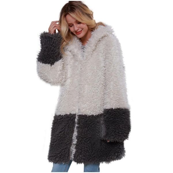 2021 winter thicken warm fur jacket coat women casual fashion lamb faux fur overcoat fluffy cozy loose outerwear female, Black
2021 winter thicken warm fur jacket coat women casual fashion lamb faux fur overcoat fluffy cozy loose outerwear female, Black