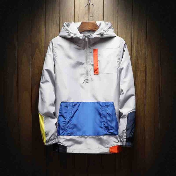 mens hooded jacket men spring and autumn jackets fashion new mens jackets casual loose patchwork jacket 4 colors size m-5xl, Black;brown
mens hooded jacket men spring and autumn jackets fashion new mens jackets casual loose patchwork jacket 4 colors size m-5xl, Black;brown