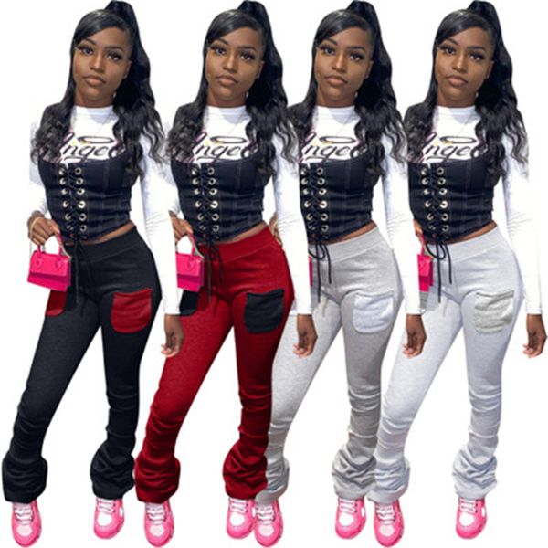 ladies pile of pants fashion trend high waist solid color sports pencil trousers designer spring female new elastic waist casual slim pants, Black;white
ladies pile of pants fashion trend high waist solid color sports pencil trousers designer spring female new elastic waist casual slim pants, Black;white