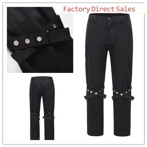 men's pants 21ss hip hop high street trouser leg strap vibe god pants men and women couples casual overalls fashion, Black
men's pants 21ss hip hop high street trouser leg strap vibe god pants men and women couples casual overalls fashion, Black