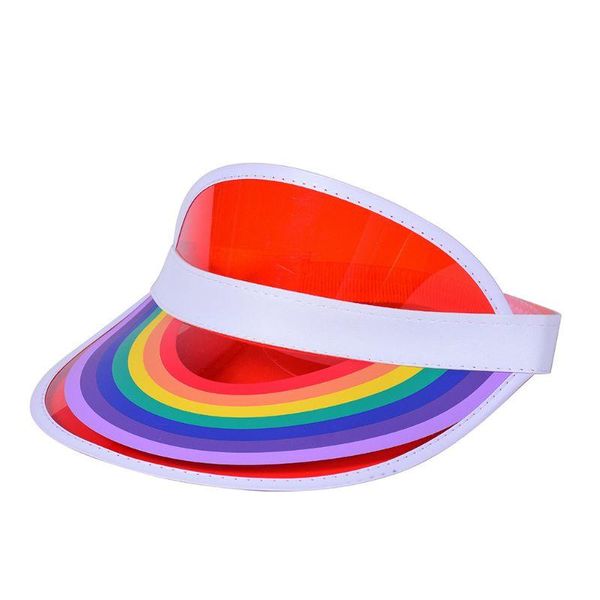 wide brim hats women men summer plastic sun visor hat rainbow bridge print empty transparent uv protection hip hop tennis elastic beach, Blue;gray
wide brim hats women men summer plastic sun visor hat rainbow bridge print empty transparent uv protection hip hop tennis elastic beach, Blue;gray