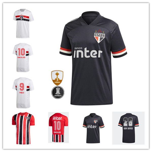 2020 2021 sao paulo soccer jersey men kids 20 21 dani alves football shirts kids kit pablo pato antony camisa kit uniform, Black;yellow
2020 2021 sao paulo soccer jersey men kids 20 21 dani alves football shirts kids kit pablo pato antony camisa kit uniform, Black;yellow