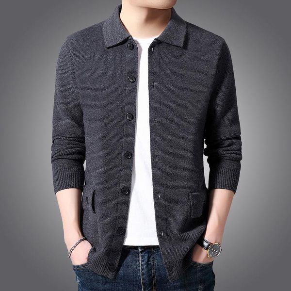 men's jackets autumn winter coats men casual solid color turn-down collar knitted single-breasted rib sleeve wild male fashion tide, Black;brown
men's jackets autumn winter coats men casual solid color turn-down collar knitted single-breasted rib sleeve wild male fashion tide, Black;brown