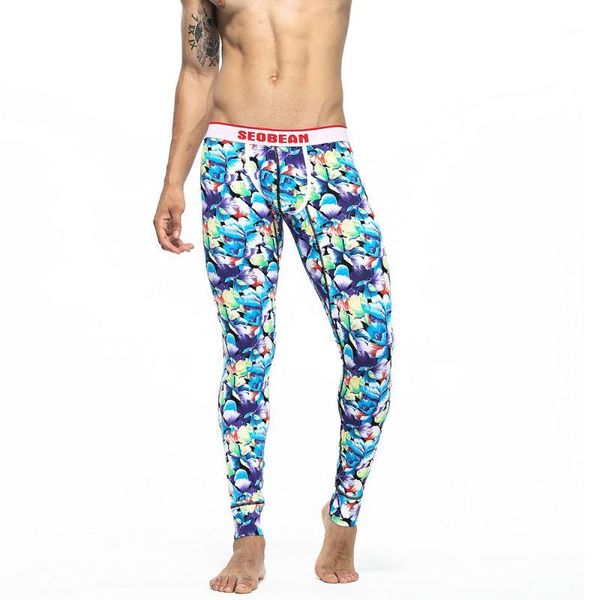 new winter warm men fashion long johns cotton thermal underwear blue flower tight single long leggings pants, Black;brown
new winter warm men fashion long johns cotton thermal underwear blue flower tight single long leggings pants, Black;brown
