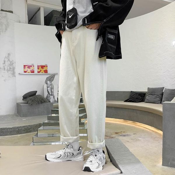 men's jeans black white fashion casual retro wide-leg men streetwear wild loose hip-hop straight denim pants mens -2xl, Blue
men's jeans black white fashion casual retro wide-leg men streetwear wild loose hip-hop straight denim pants mens -2xl, Blue