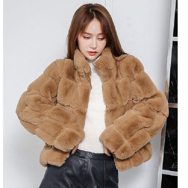 size s-3xl imitation rex fur short coat 2020 autumn winter loose faux fur thick overcoat women ladies jacket solid color1, Black
size s-3xl imitation rex fur short coat 2020 autumn winter loose faux fur thick overcoat women ladies jacket solid color1, Black