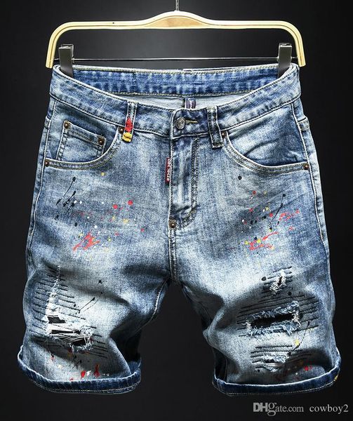mens designer summer shorts pants luxury jeans de designer pour hommes knee length ripped rock revival biker square jeans good quality, Blue
mens designer summer shorts pants luxury jeans de designer pour hommes knee length ripped rock revival biker square jeans good quality, Blue