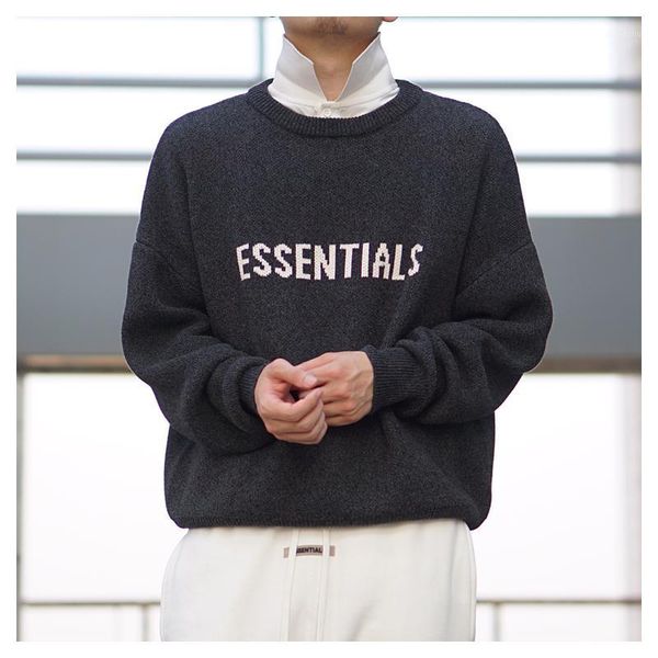 fog sweater men and women double thread 2020 winter new european loose large high street cotton sweater1, White;black
fog sweater men and women double thread 2020 winter new european loose large high street cotton sweater1, White;black