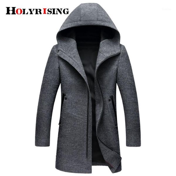 men's wool & blends winter coat men fashion jacket hooded mens peacoat size m-3xl #18172 holyrising1, Black
men's wool & blends winter coat men fashion jacket hooded mens peacoat size m-3xl #18172 holyrising1, Black
