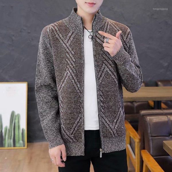 autumn winter brushed and thick men's knitted cardigan coat korean style trend teenager handsome fashion jacket1, Black
autumn winter brushed and thick men's knitted cardigan coat korean style trend teenager handsome fashion jacket1, Black