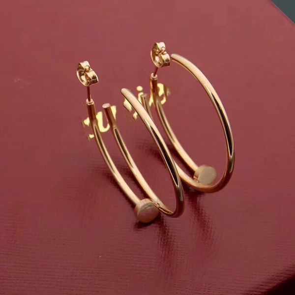 wholesale classic ear studs fashion stainless steel love stud earrings with screw earrings for women couples jewlery, Golden
wholesale classic ear studs fashion stainless steel love stud earrings with screw earrings for women couples jewlery, Golden
