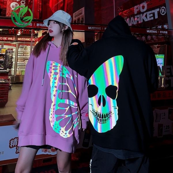 european american high street fashion flow 3m reflective butterfly printed hoodie hoodie foreign trade men 201114, Black
european american high street fashion flow 3m reflective butterfly printed hoodie hoodie foreign trade men 201114, Black